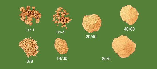 corks granulated