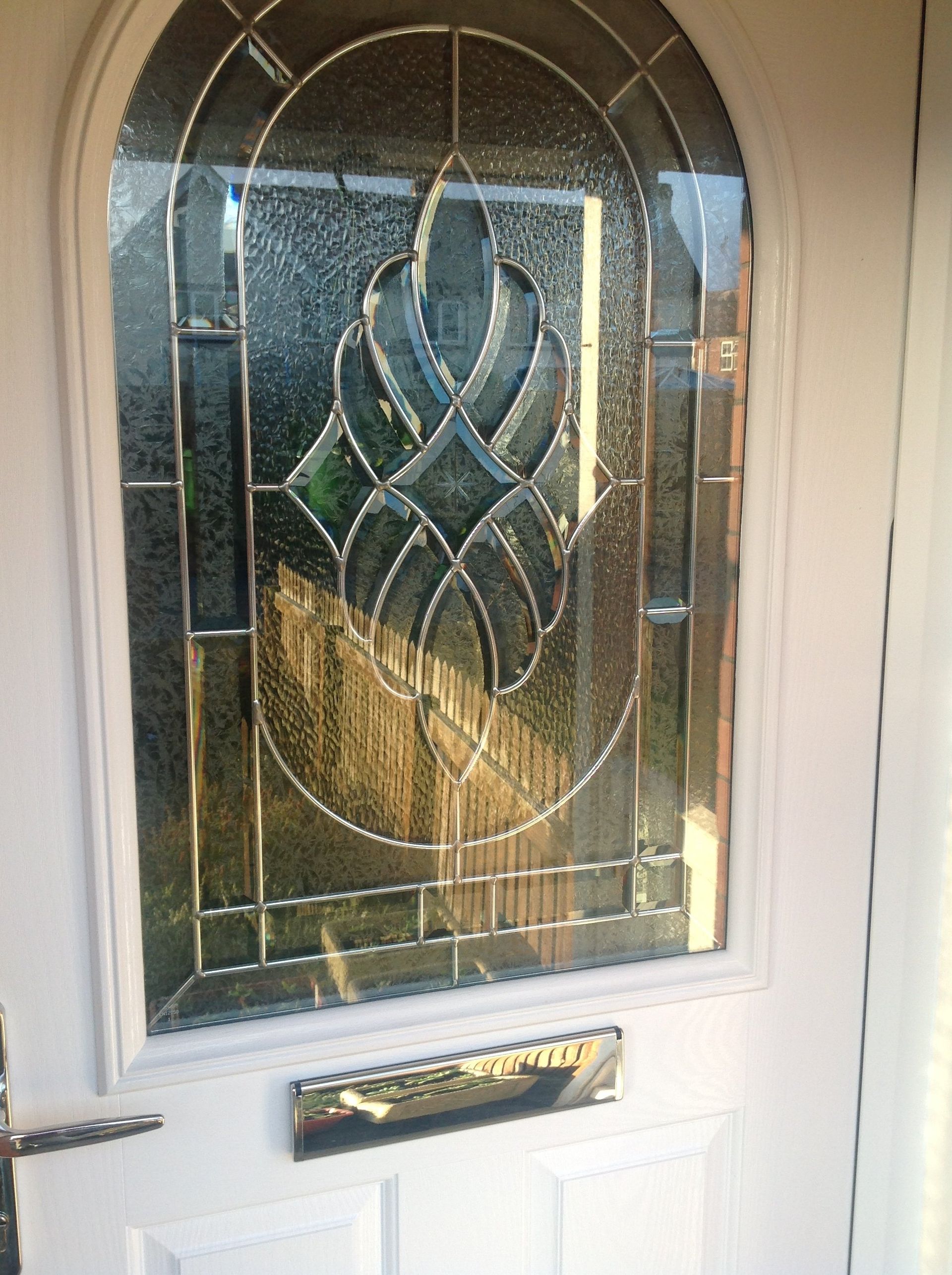 closeup of composite doors