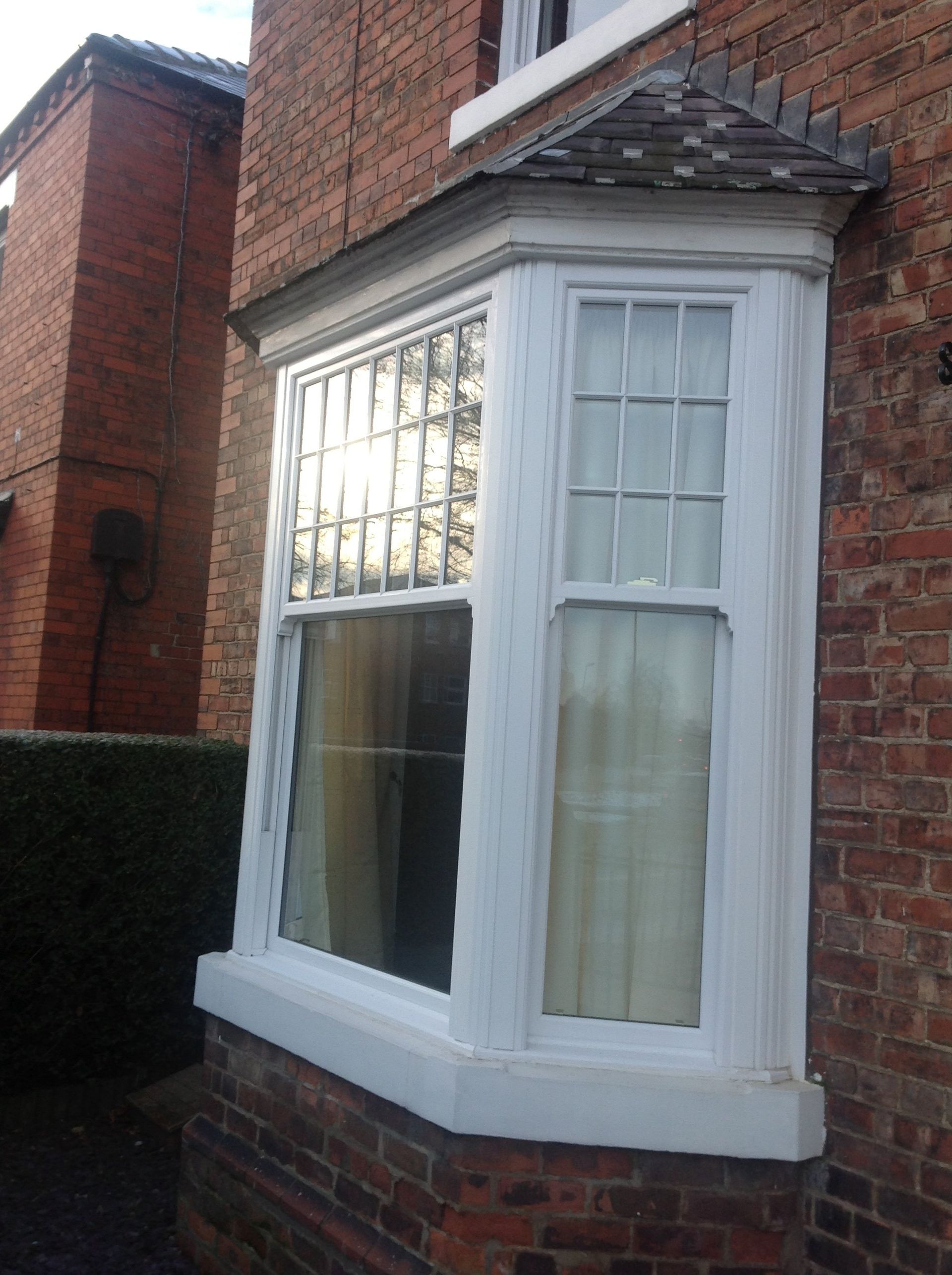 side view of windows
