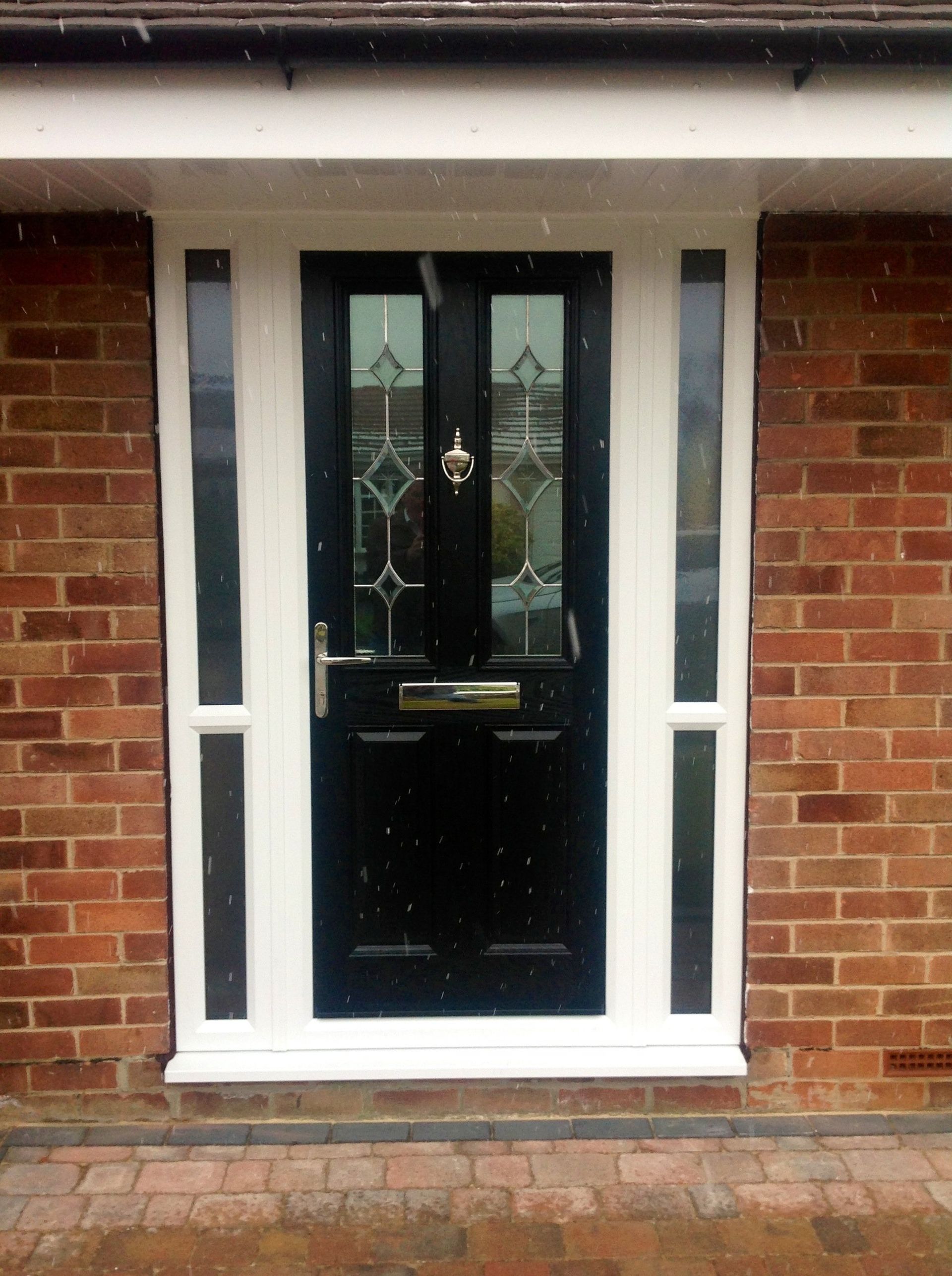 front view of composite doors