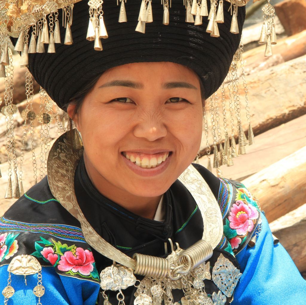 Miao embroiderer