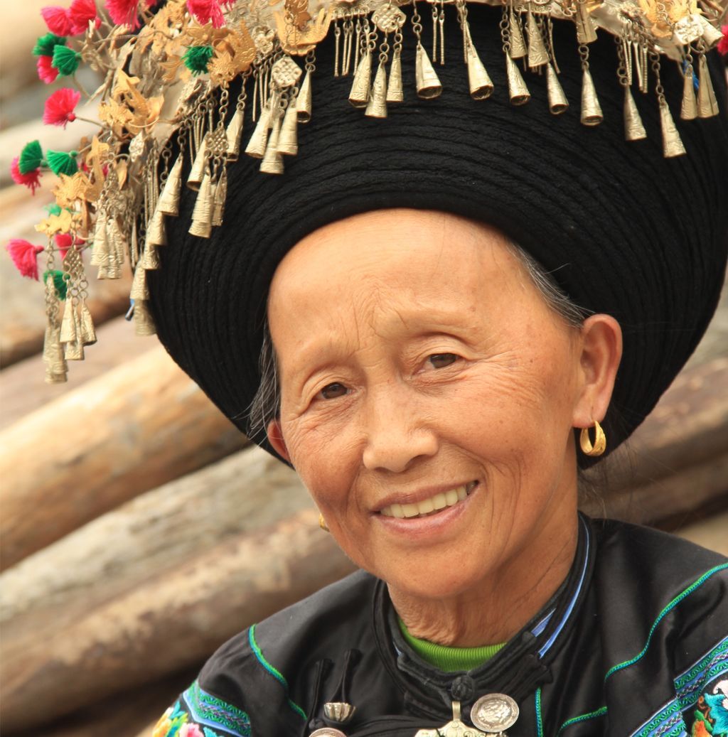 Miao embroiderer