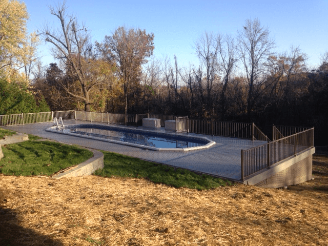 custom pool fence
