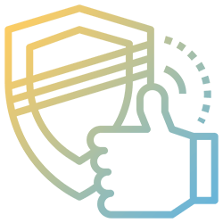 Icona Affidabilità e sicurezza