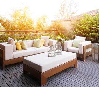 Outdoor Solutions — Wooden Patio with Furniture in Albert Lea, Mn Outdoor Solutions — Wooden Patio with Furniture in Albert Lea, Mn