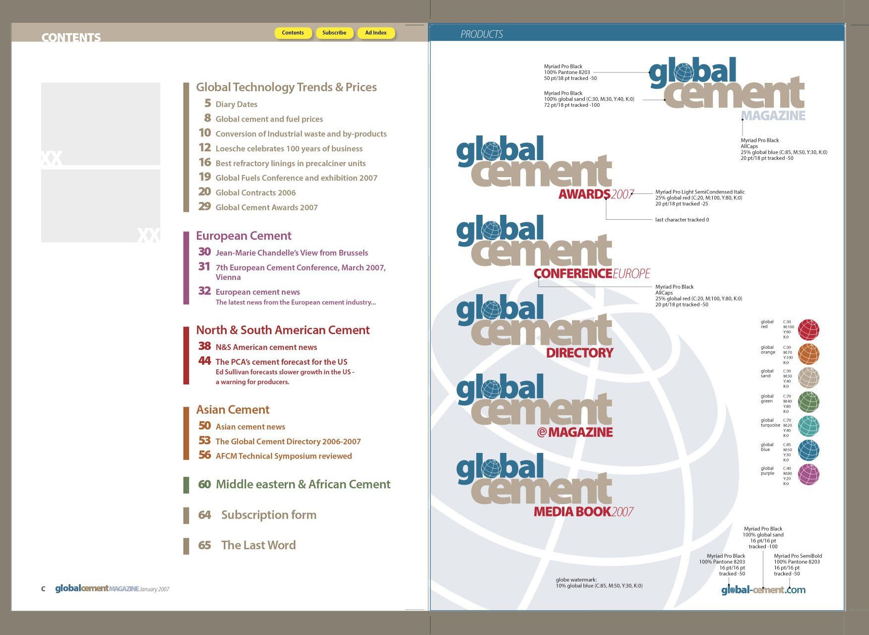 Trade journal layout design