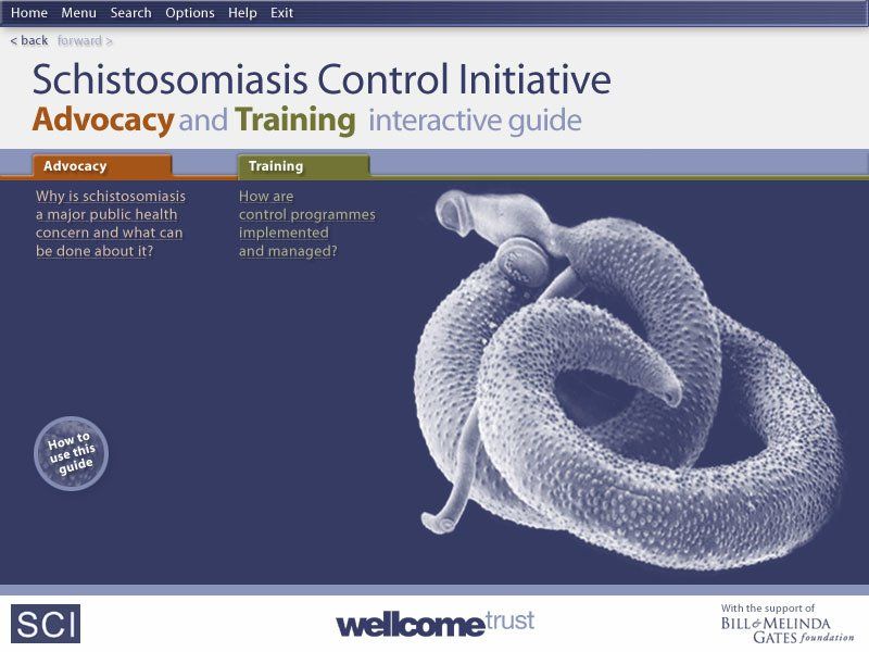 Wellcome Trust interface design