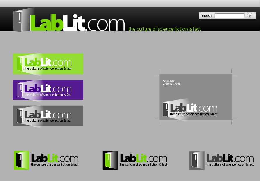 Lablit branding and logo designs web graphics