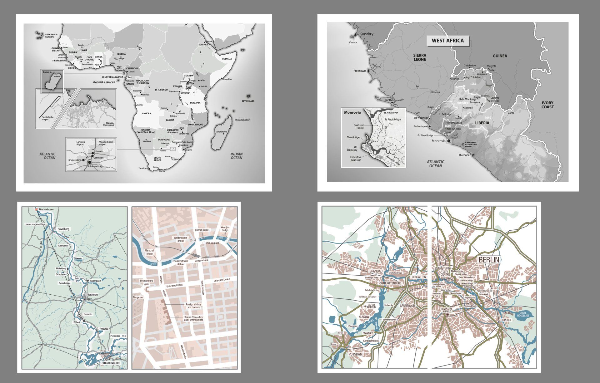 Cartography illustrations