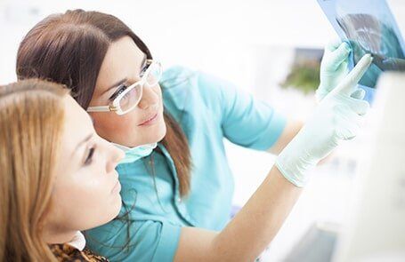 Teeth x-tray — Dental Associates in Hyannis MA Teeth x-tray — Dental Associates in Hyannis MA