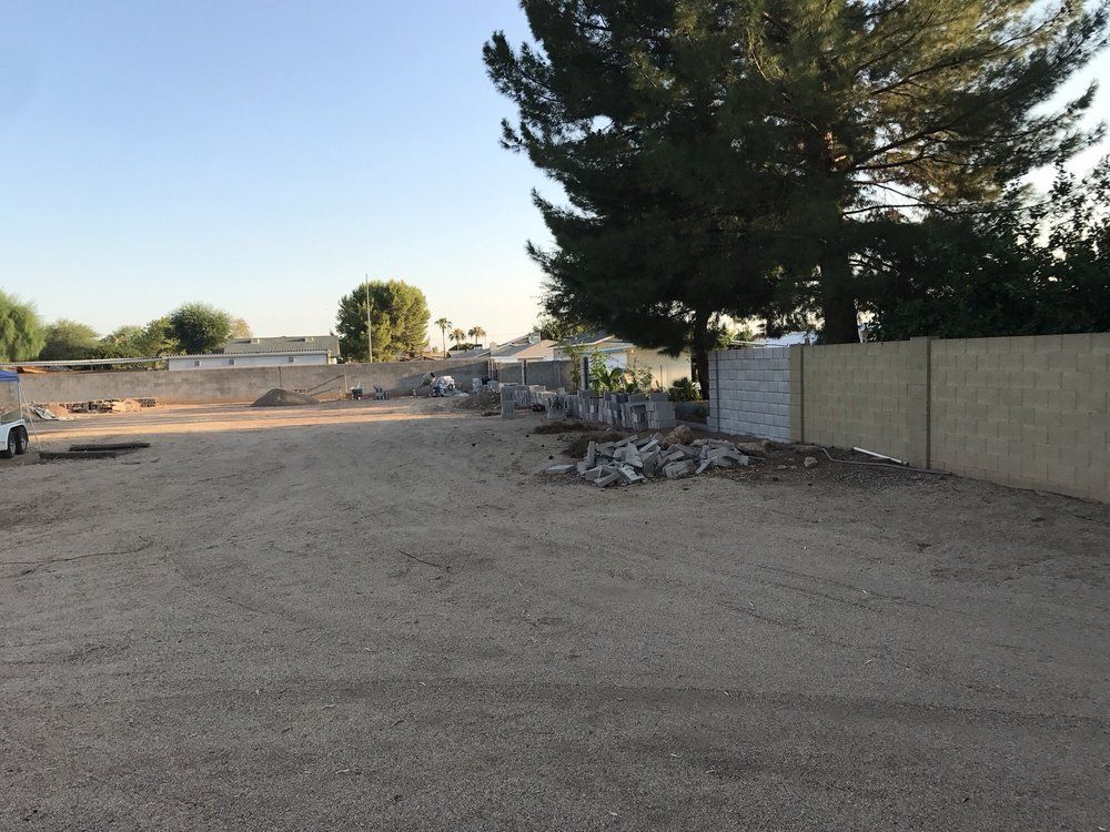 Wall Bricks Beside the Tree — Phoenix, AZ — Building Block Masonry