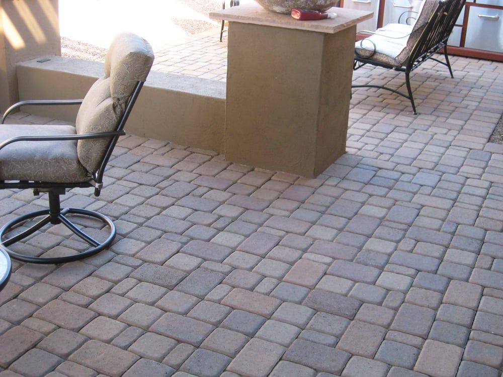 Floor Bricks in the Balcony — Phoenix, AZ — Building Block Masonry