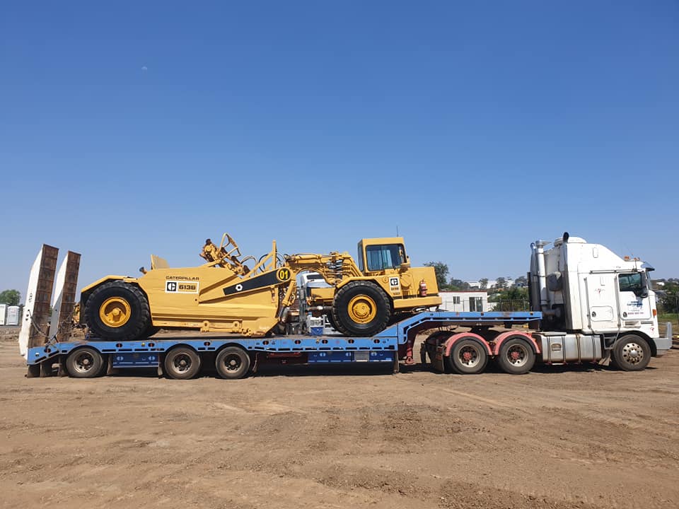 Cat Big Excavator - Earthmoving in Toowoomba QLD