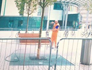 outdoor surface cleaning