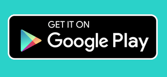 A get it on google play button on a blue background.