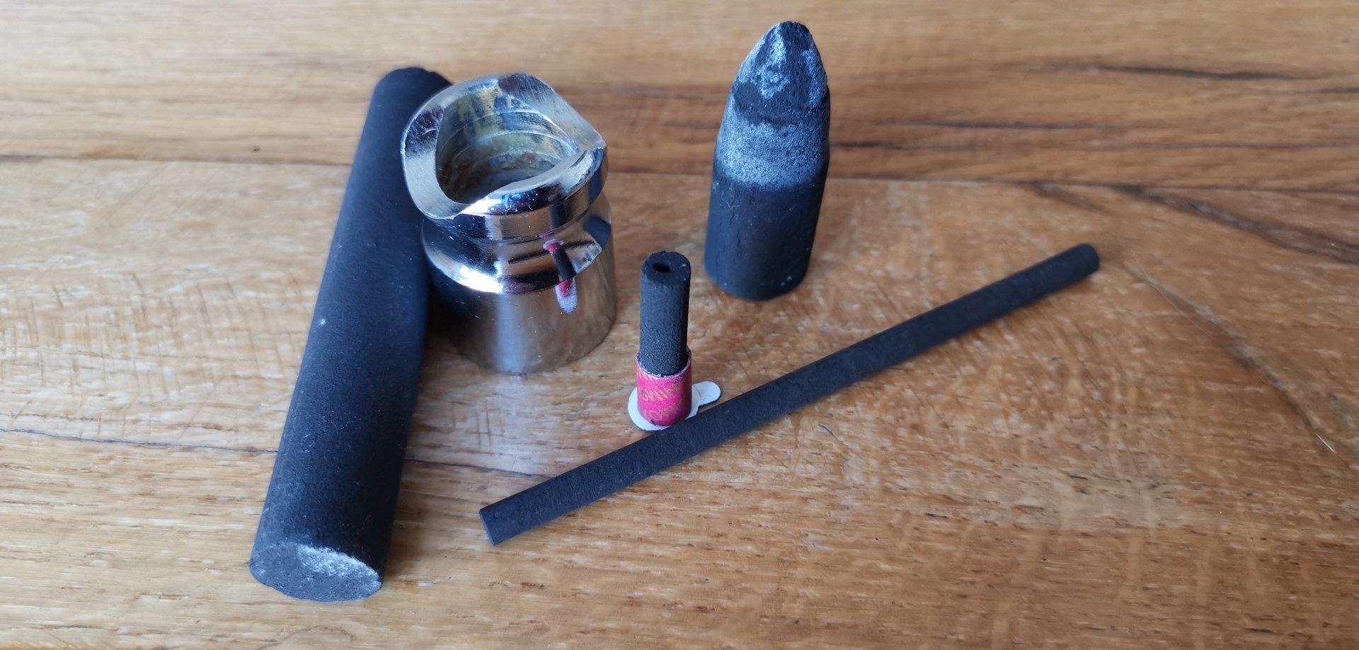 Moxa sticks in verschillende maten.