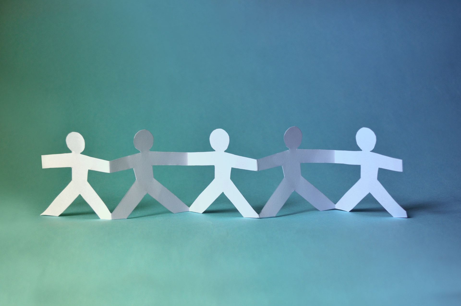 People holding hands image