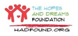 A logo for the hopes and dreams foundation