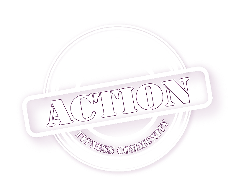 A stamp with the word action on it