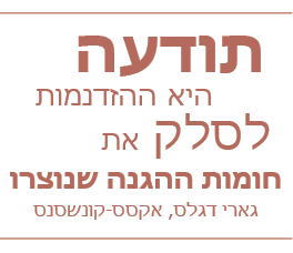 טקסט בעברית לקידום הספר