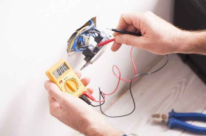 intervento di un elettricista
