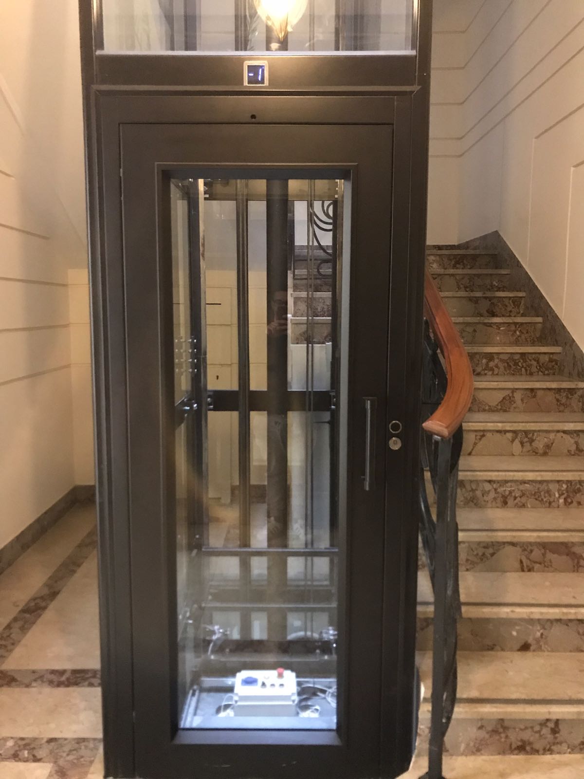 Ascensore in sicurezza