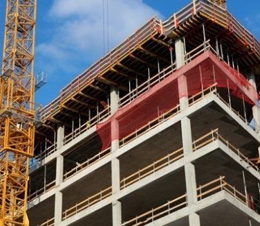 Edificio in fase di ristrutturazione