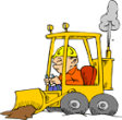 Disegno di un macchinario per edilizia