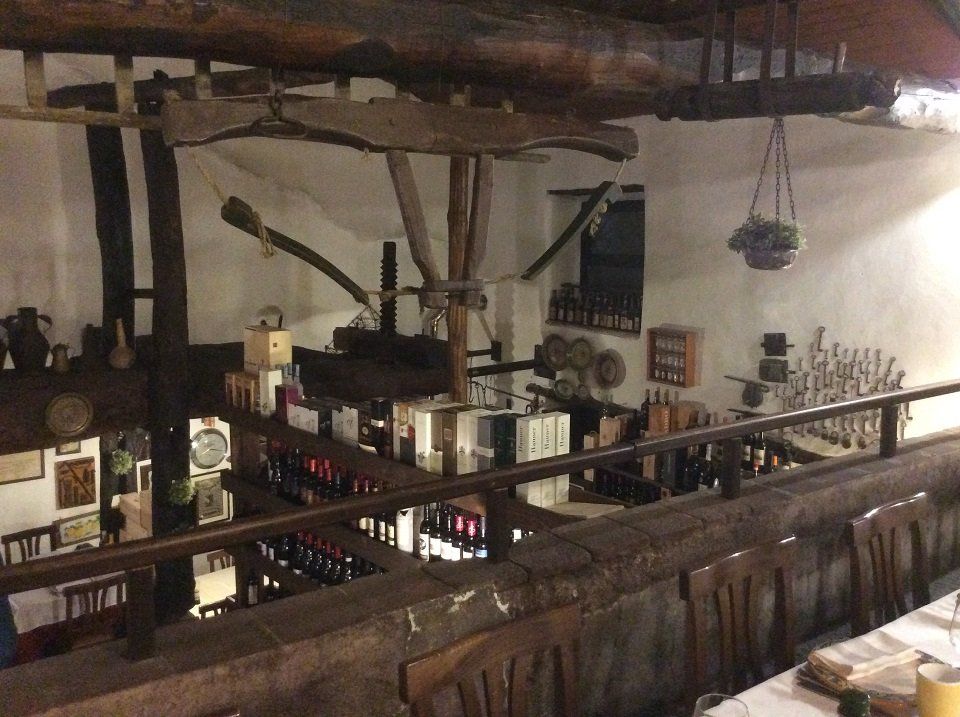 veduta della cantina dall'alto