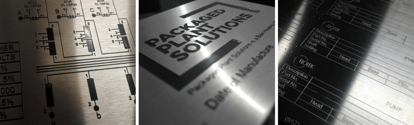 chemical etching stainless steel sign