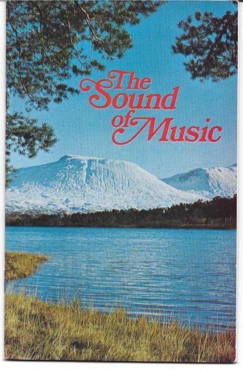 Programme cover for production of Rodgers & Hammerein's The Sound of Music, April 1971