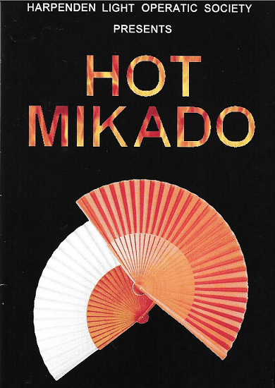 Programme cover for production of Hot Mikado, October 2006