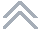 Two upward-pointing chevrons, stacked vertically, light grey.
