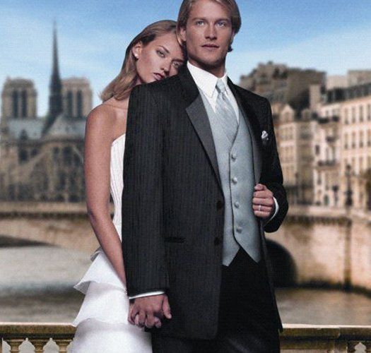 Jean Yves - Black Parisian tuxedo rental in Brooklyn, New York Jean Yves - Black Parisian tuxedo rental in Brooklyn, New York