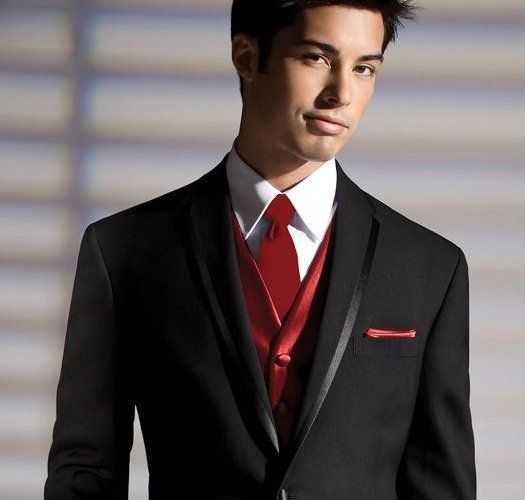 After Six: Black LaStrada tuxedo rental in Brooklyn, New York