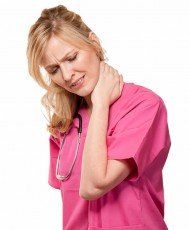 Nurse with Pain in the Neck — Insurance Services in Palm City, FL Nurse with Pain in the Neck — Insurance Services in Palm City, FL