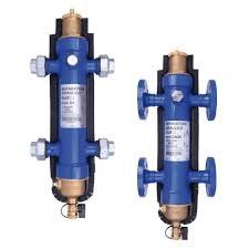 Raccordo metallico blu