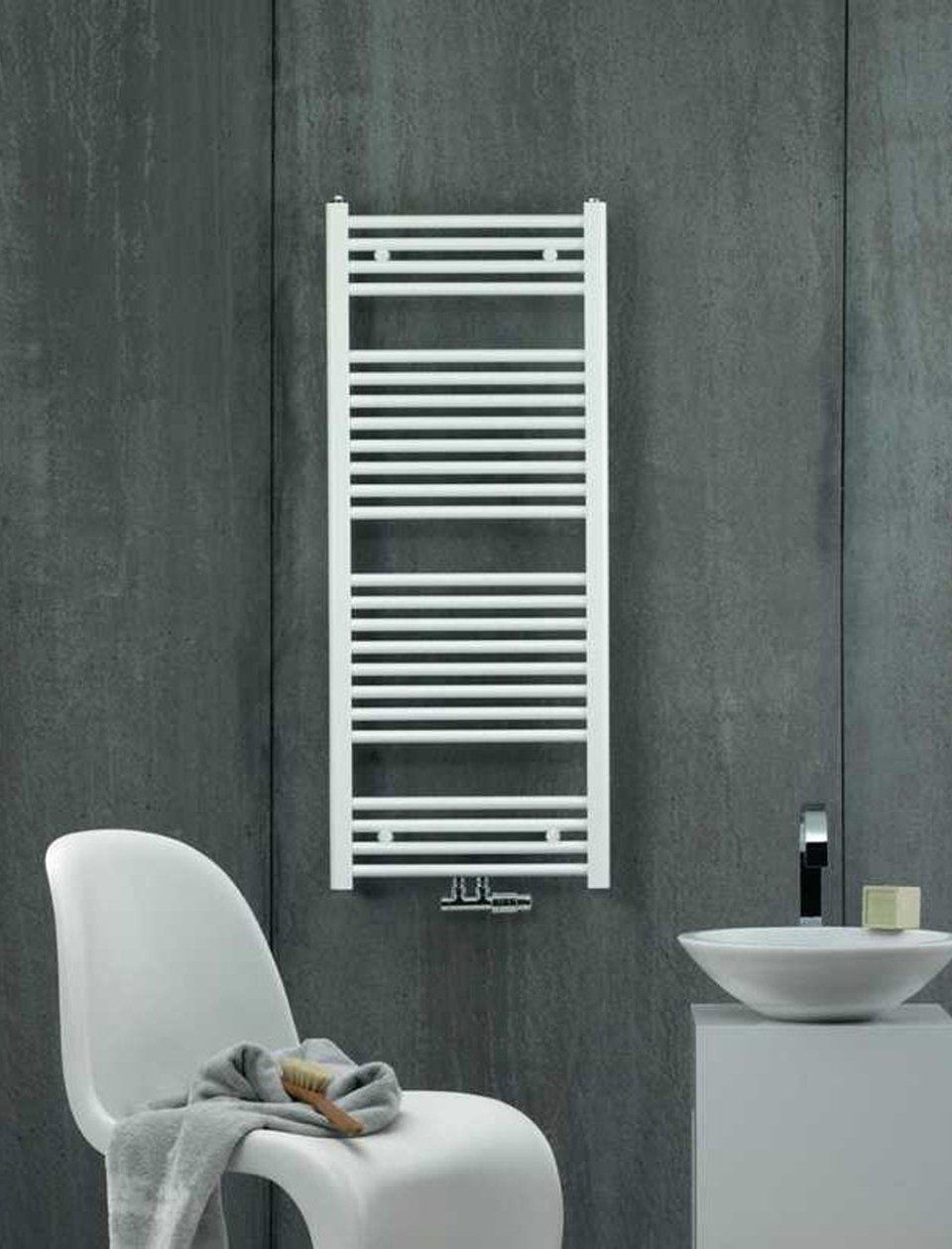 Scaldasalviette termoarredo Zehnder Aura bianco 180 060 pbz 180 060
