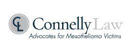 The logo for connelly law advocates for mesothelioma victims.