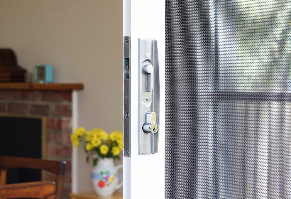 Screen Door Lock — Glass & Aluminium Windows & Doors In Yeppoon, QLD