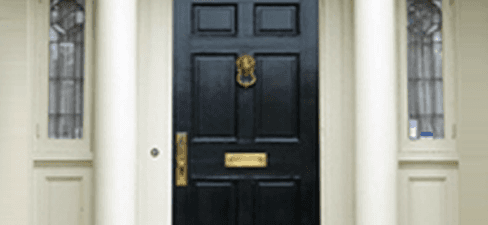 black door