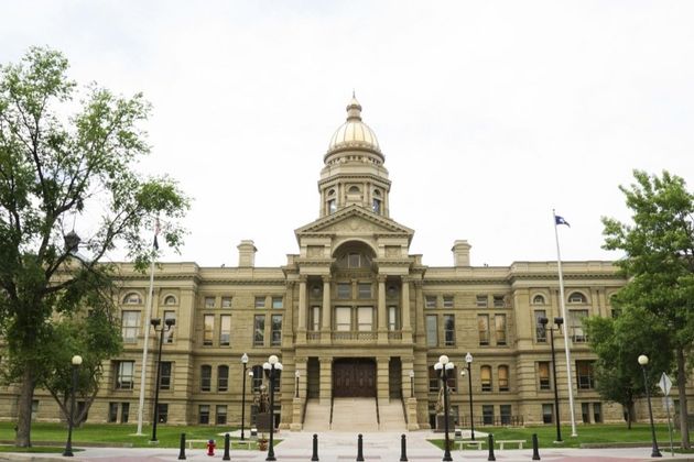 Wyoming State Capitol Building in Cheyenne, Wyoming.