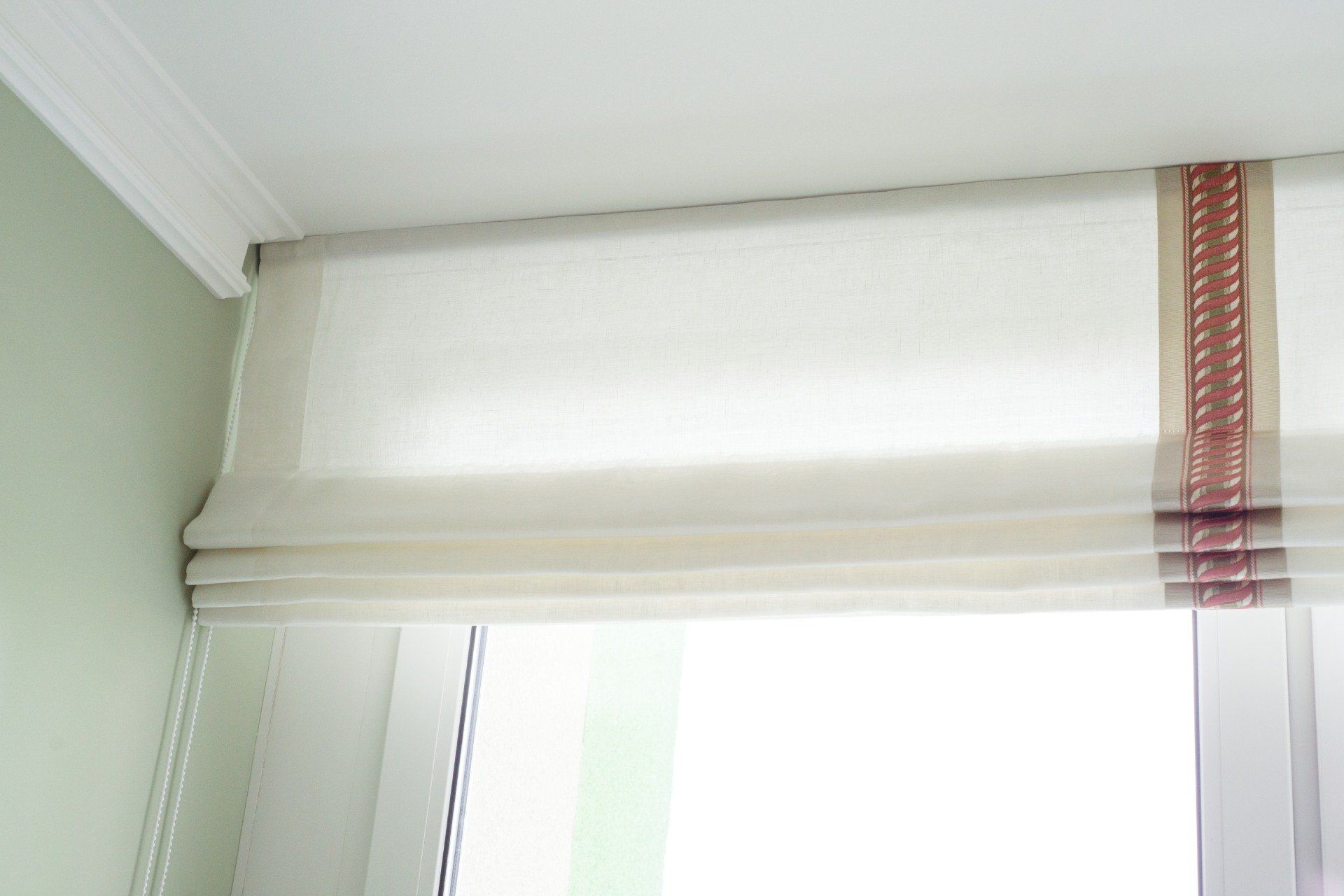 tenda bianca in cotone a pacchetto