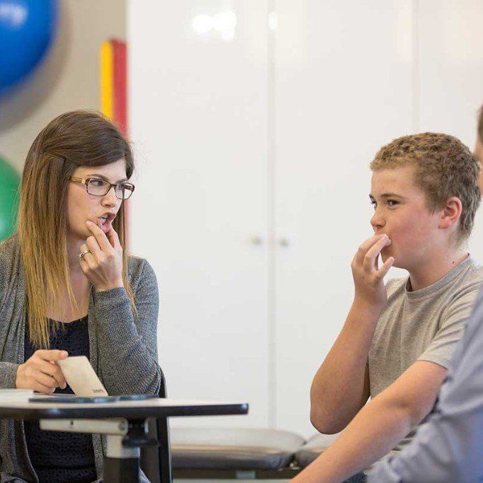 speech therapy