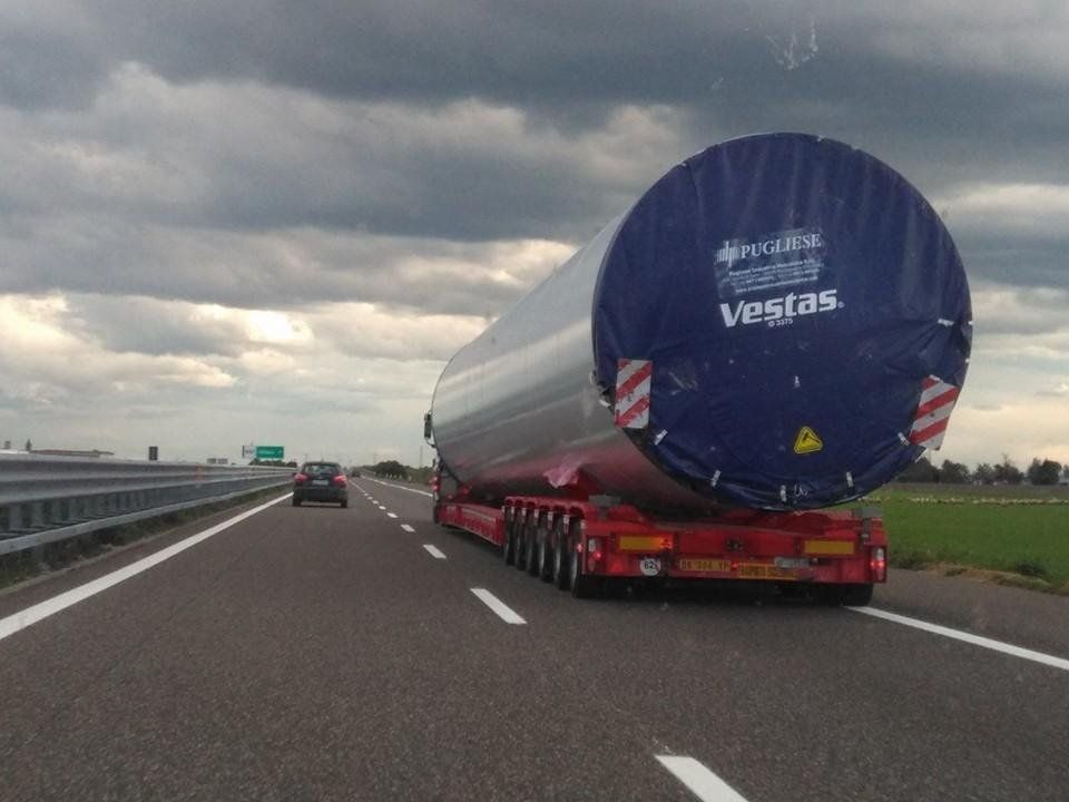 trasporto eccezionale su autostrada