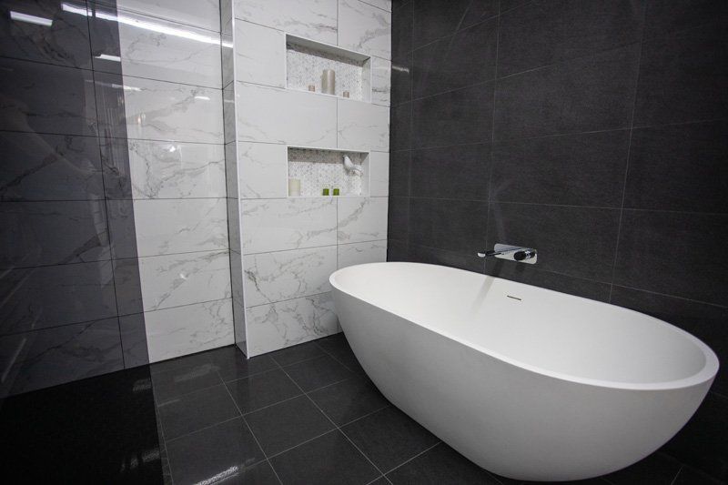 tub in new bathroom