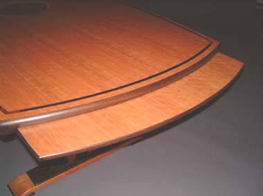 Table leaf extension detail
