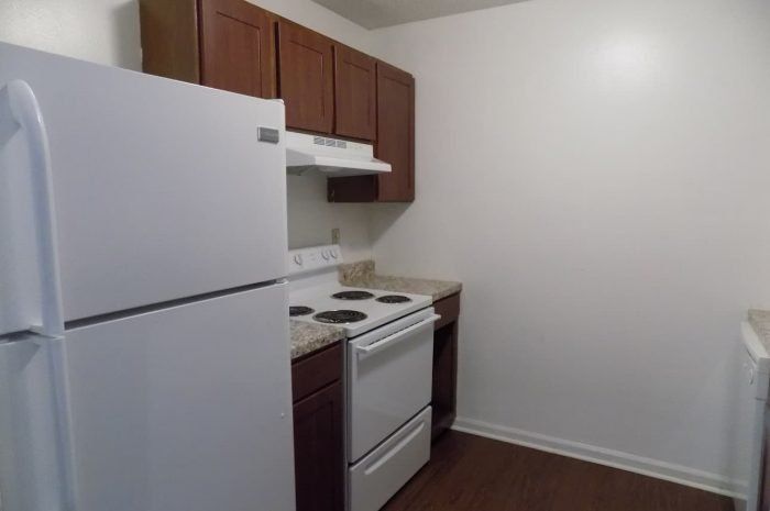 Pinehurst counter and electric stove