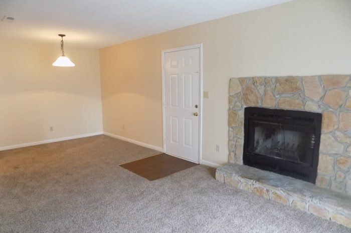 Pinehurst fireplace and living room