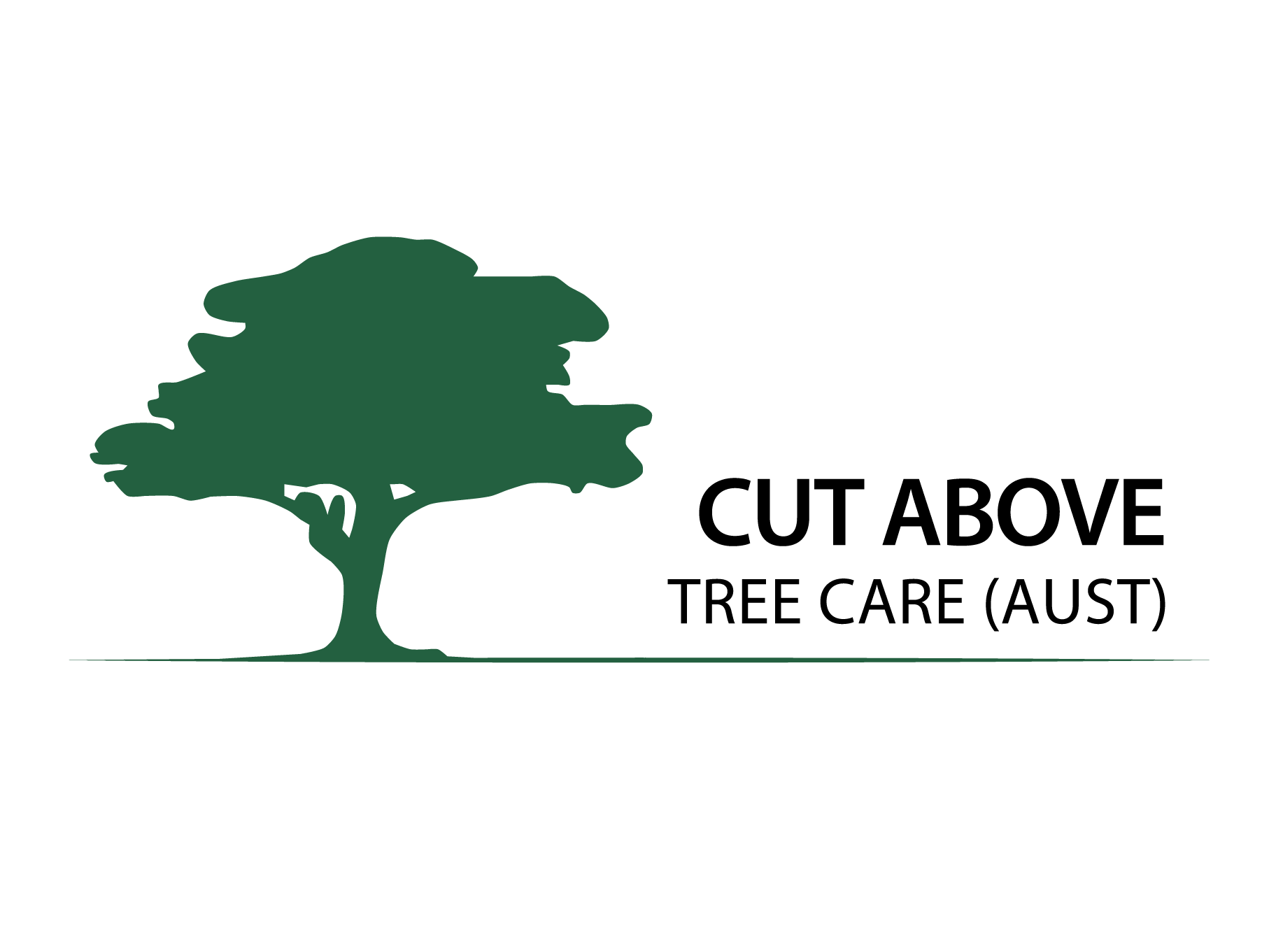 Cut Above Tree Care (QLD) Logo - Green Cut Above Tree Care (QLD) Logo - Green
